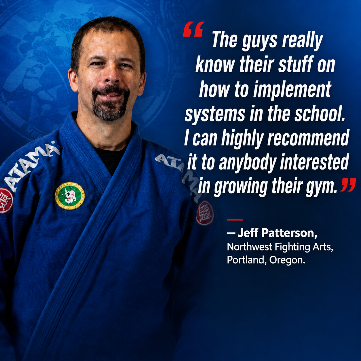 Jeff Patterson testimonial for Stephen Oliver's Martial Arts Wealth Mastery