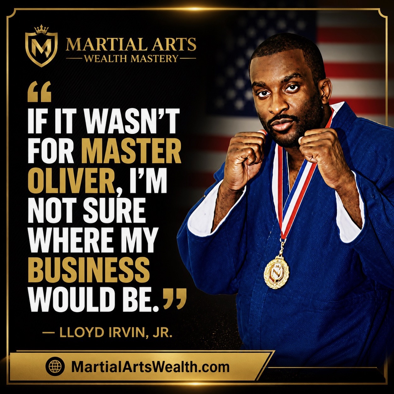 Lloyd Irvin testimonial - Martial Arts Wealth Mastery